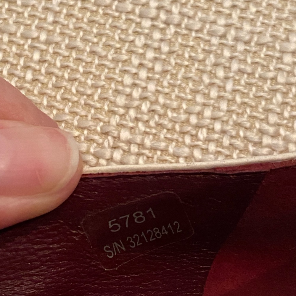 Vintage Tory Burch Spectator Pumps / Merlot & White / Womens Size 6 - Picture 9 of 13